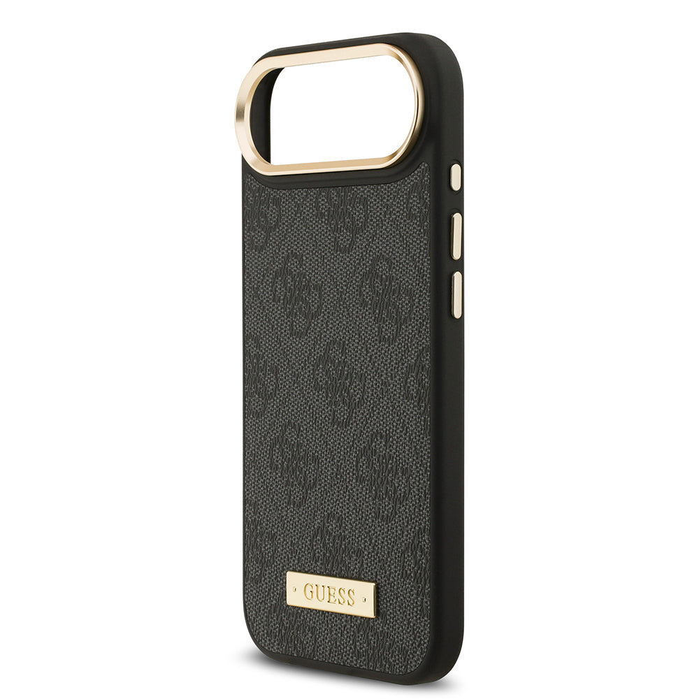 Guess iPhone 17 Air Orjinal Lisanslı M-safe Şarj Özellikli 4G Desenli PU Metal Plaka Klasik Logolu Kılıf Guess iPhone 17 Air Orjinal Lisanslı M-safe Şarj Özellikli 4G Desenli PU Metal Plaka Klasik Logolu Kılıf